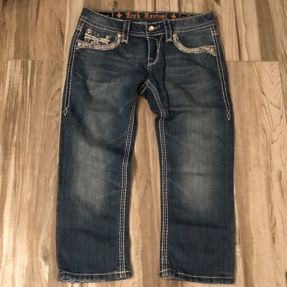 Rock Revival Bambi Capri Jeans Size 26